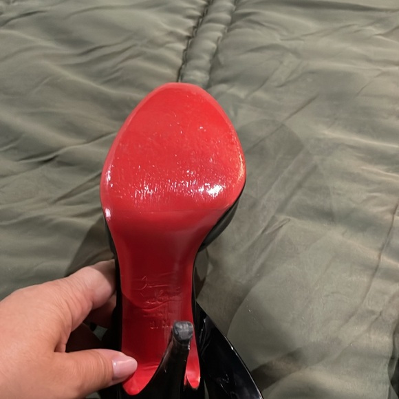 Authentic Christian Louboutin sling back heels. - Picture 2 of 8